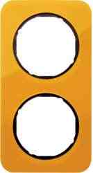 Рамка двойная R1, акрил оранжевый черная вкладка, 10122334, , Тип товара:: Рамка, Гарантия:: 12 месяцев, Единицы измерения:: шт, Цвет: Оранжевый, Материал: Акрил