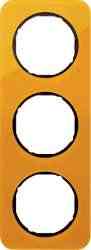 Рамка тройная R1, акрил оранжевый черная вкладка, 10132334, , Тип товара:: Рамка, Гарантия:: 12 месяцев, Единицы измерения:: шт, Цвет: Оранжевый, Материал: Акрил