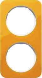 Рамка двойная R1, акрил оранжевый белая вкладка, 10122339, , Тип товара:: Рамка, Гарантия:: 12 месяцев, Единицы измерения:: шт, Цвет: Оранжевый, Материал: Акрил